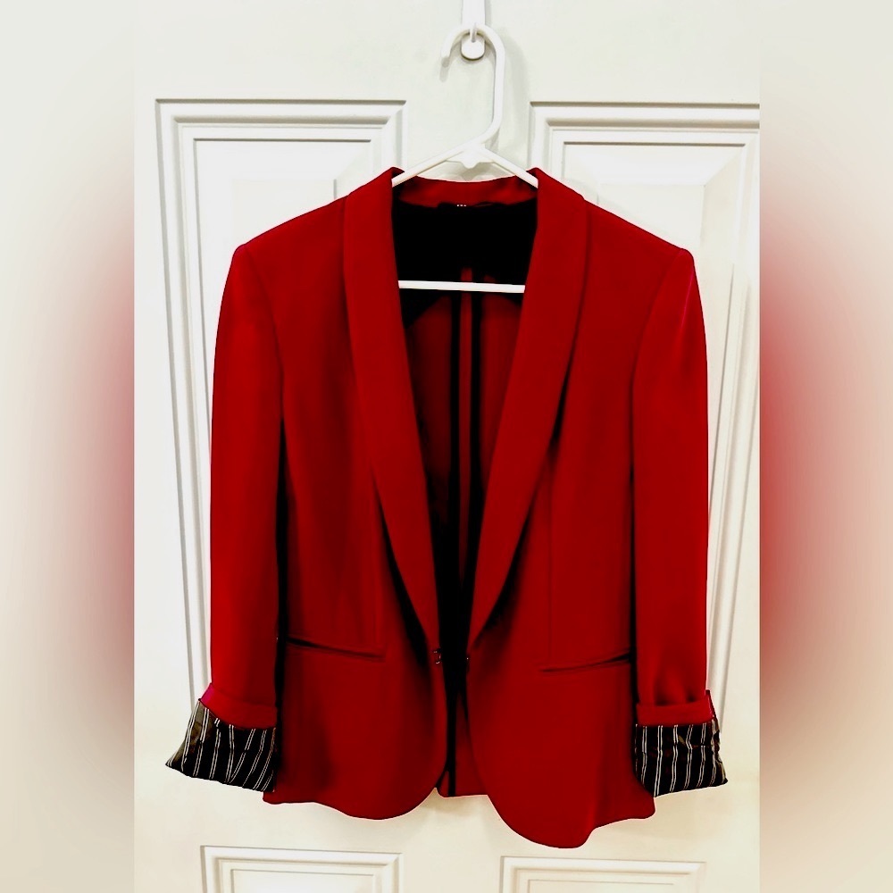 RAG AND BONE red blazer